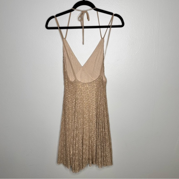 Urban Outfitters Champagne Backless Dress - Picture 4 of 10